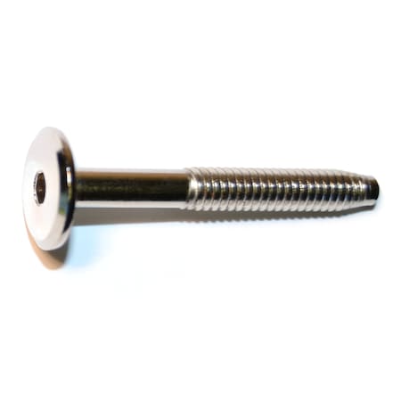 Midwest Fastener Binding Screw, 1/4"-20, Steel, Nickel, 10 PK 31584